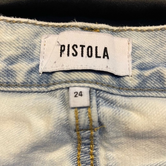 PISTOLA CHEWED HEM JEANS LIGHT WASH SIZE 24 - Picture 5 of 5